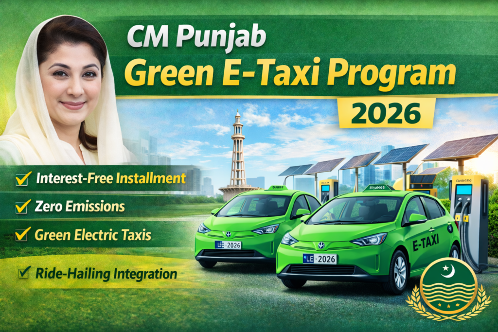 CM Punjab Green E-Taxi Program 2026