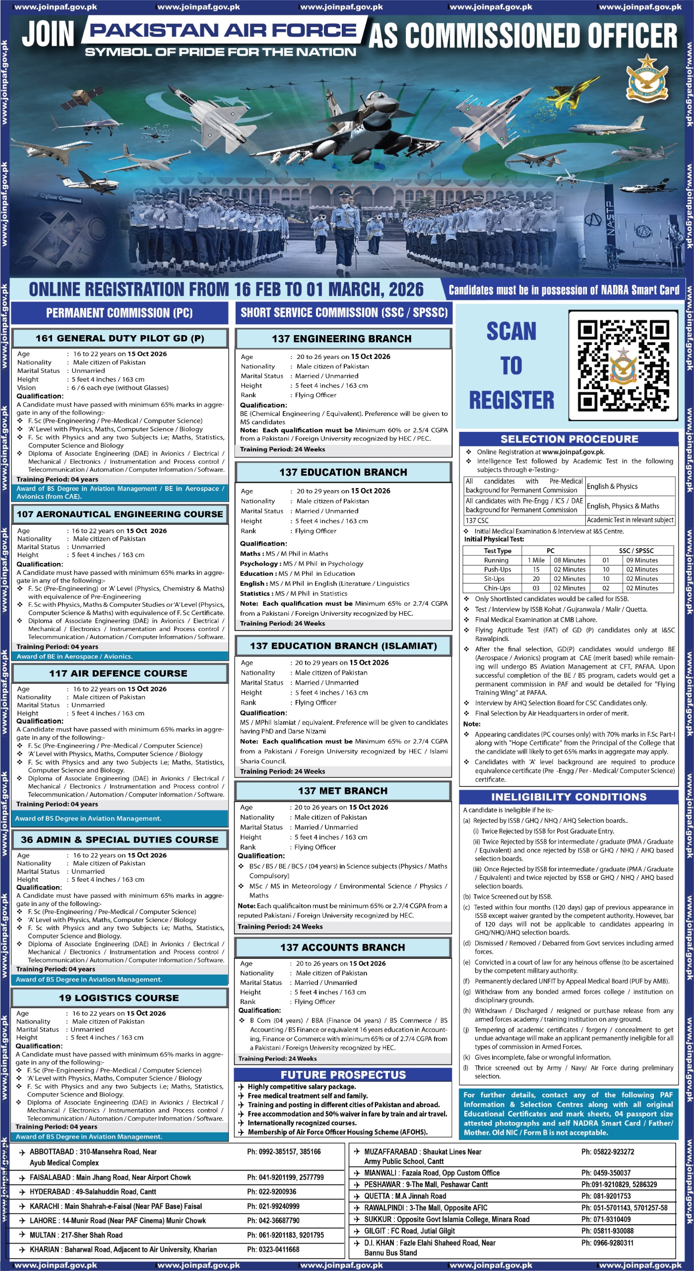 Join Pakistan Air Force 2026