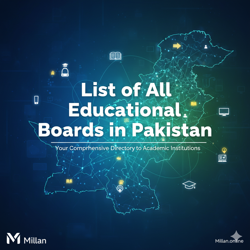 List of All Educational Boards in Pakistan Results 2026 List of All Educational Boards in Pakistan