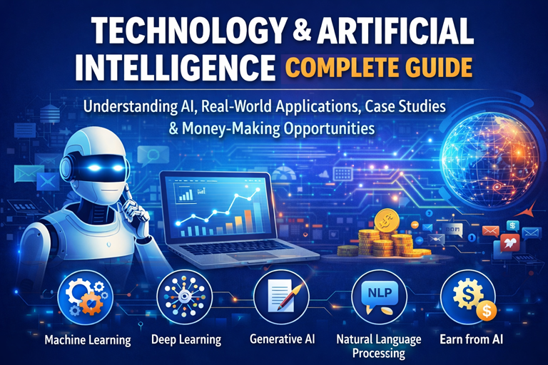 AI Technology 2026 Guide – Real Examples, Case Studies & Earning Methods