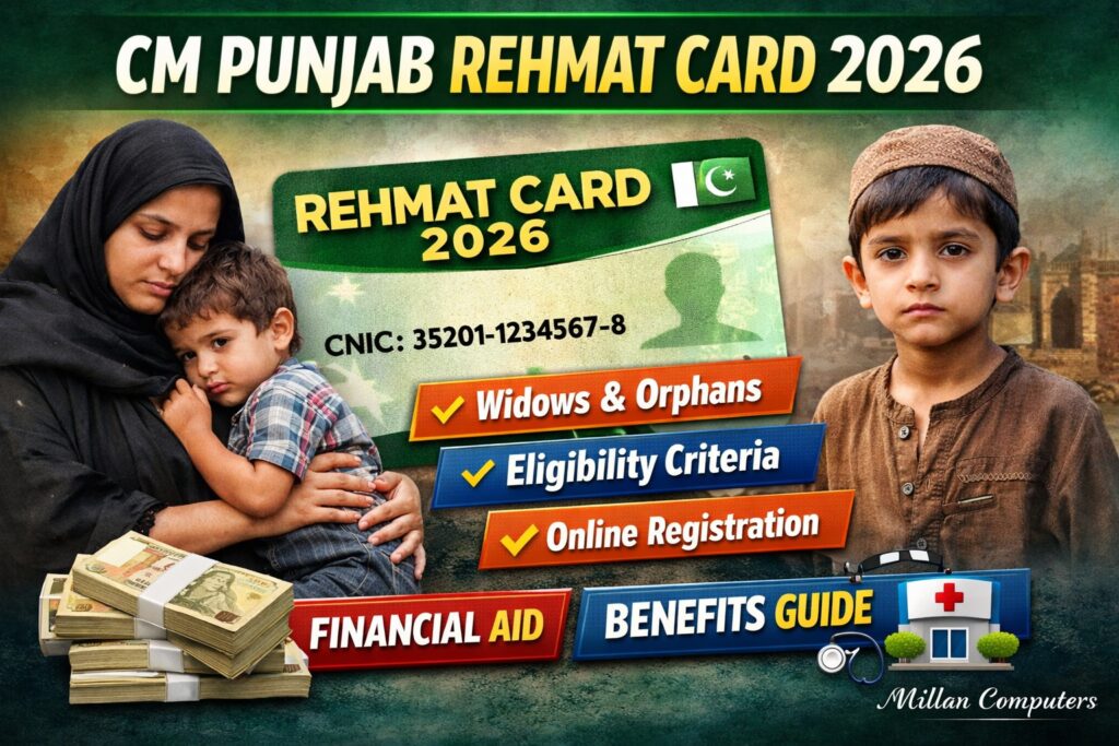 CM Punjab Rehmat Card 2026