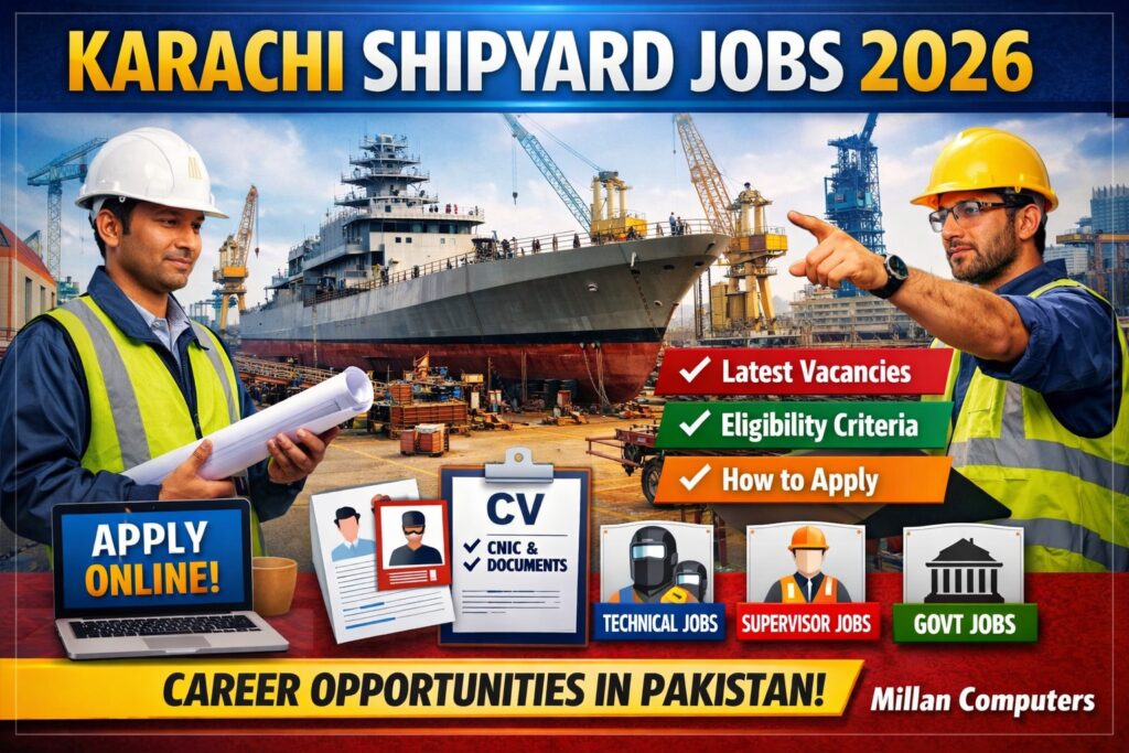Karachi Shipyard Jobs 2026