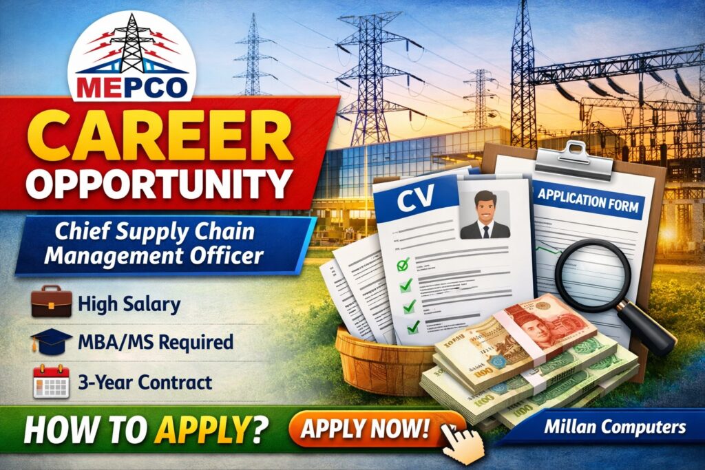 MEPCO Career Opportunity 2026