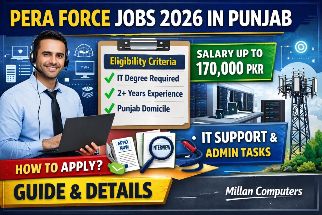 PERA Force Jobs 2026 in Punjab