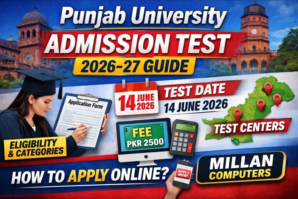 Punjab University Admission Test 2026-27 Guide