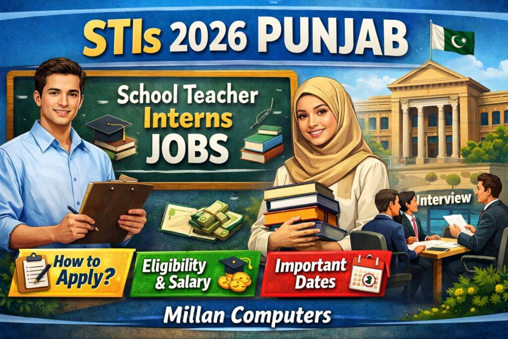 School Teacher Interns Jobs 2026 Punjab