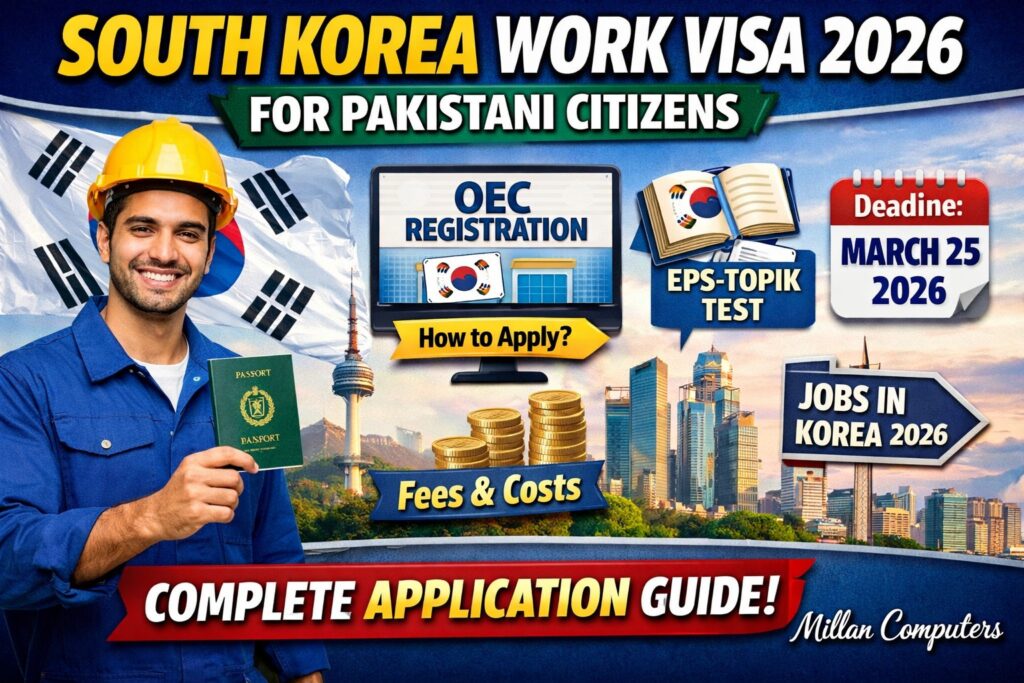 South Korea Work Visa 2026 for Pakistani Citizens