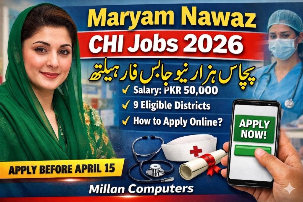 Maryam Nawaz Community Health Inspector CHI Jobs 2026