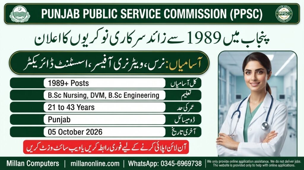 PPSC Advertisement 10/2026 Official Job Advertisement Notice Page